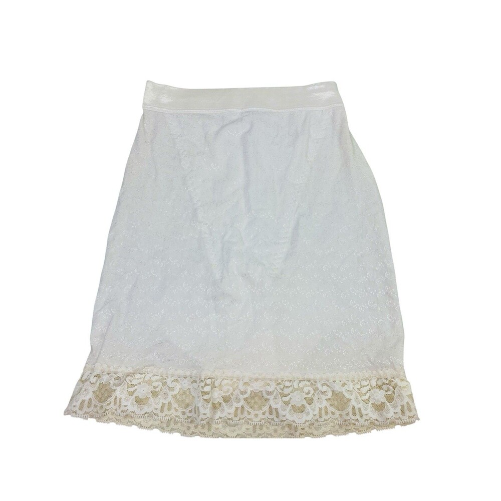 Subtract Shapewear Vintage Open Bottom Girdle Size M 28 Union Tag Lace Trim
